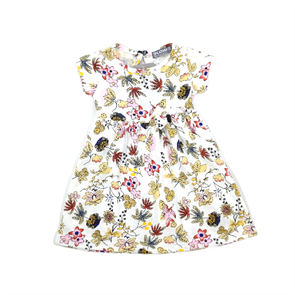 Детское платье  с цветами 92-116