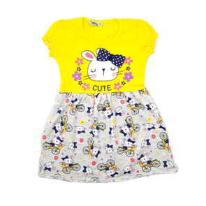 Детское платье желтое и персик 4-8 лет