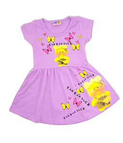 Детское платье с коротким рукавом 92-116